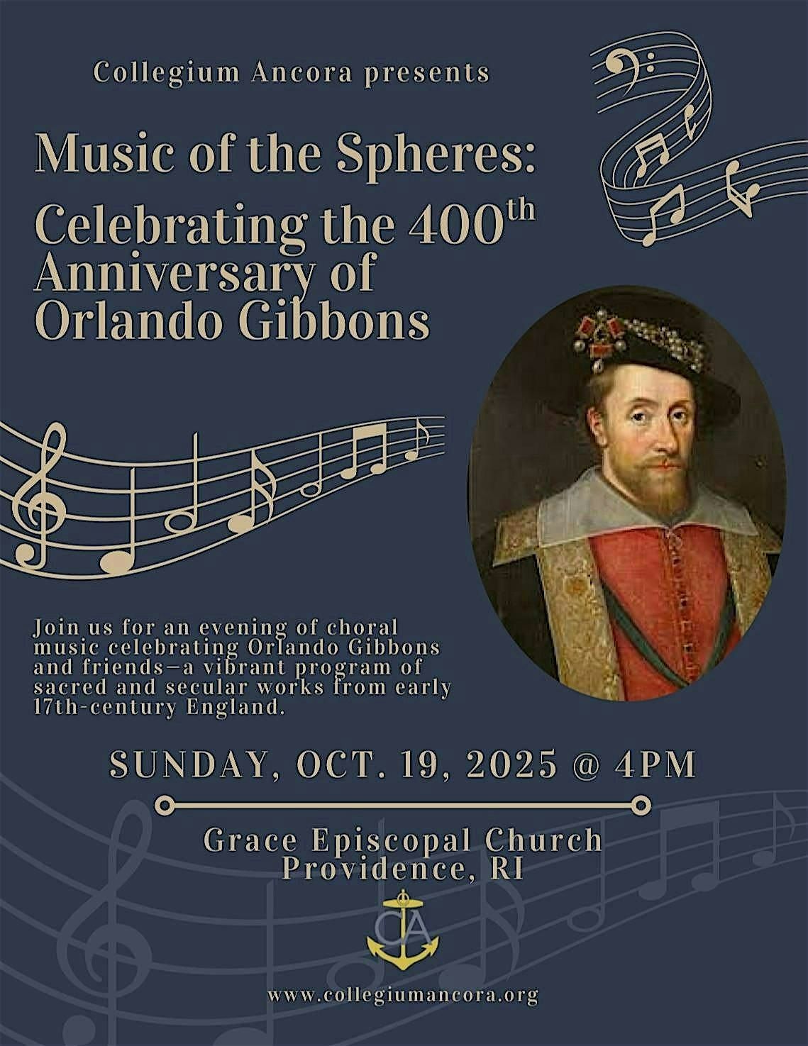 Music of the Spheres: Celebrating the 400th Anniversary of Orlando Gibbons