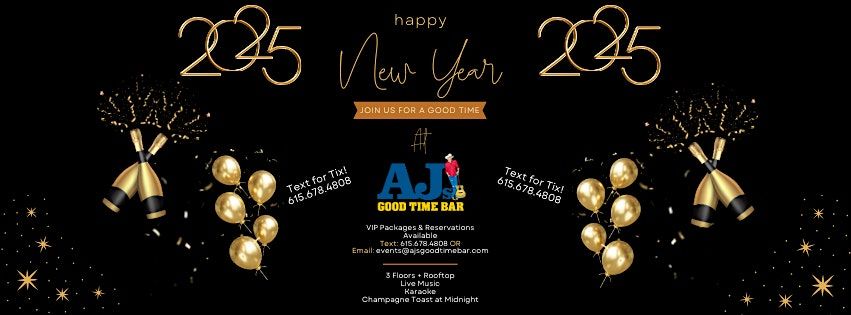 New Year's Eve at Alan Jackson's; AJ's Good Time Bar on Broadway