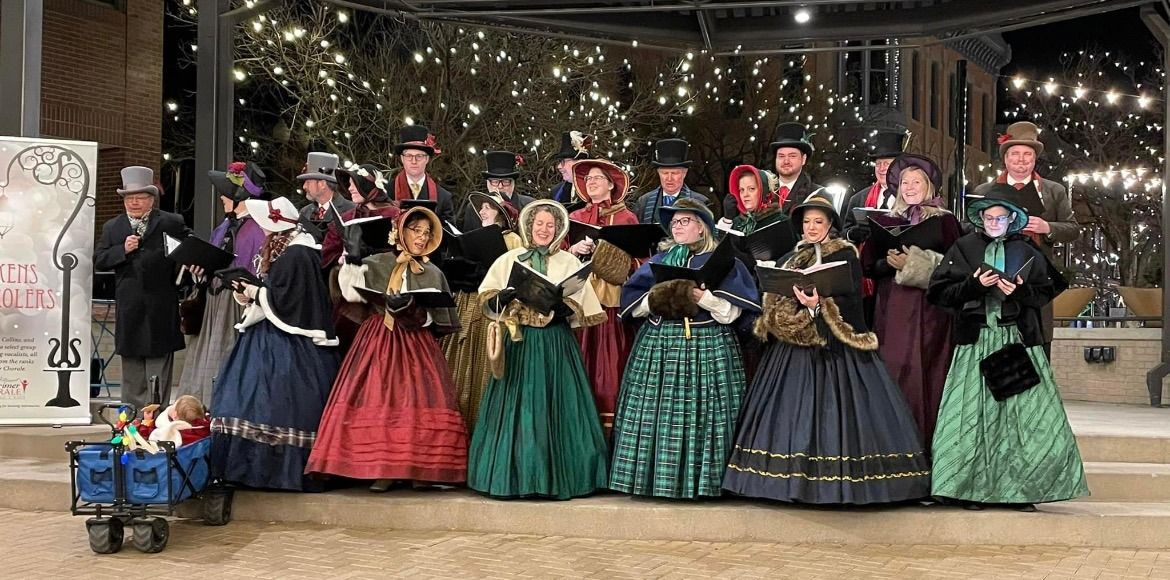 First Friday Art Walk with the Dickens Carolers!