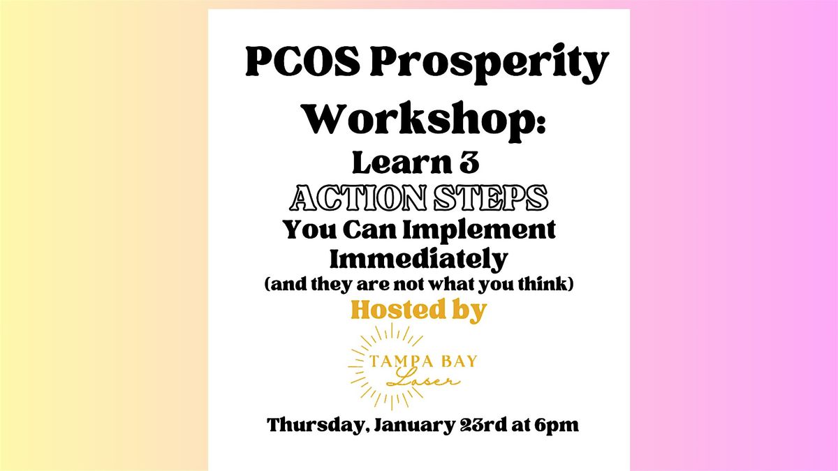 PCOS Prosperity Workshop