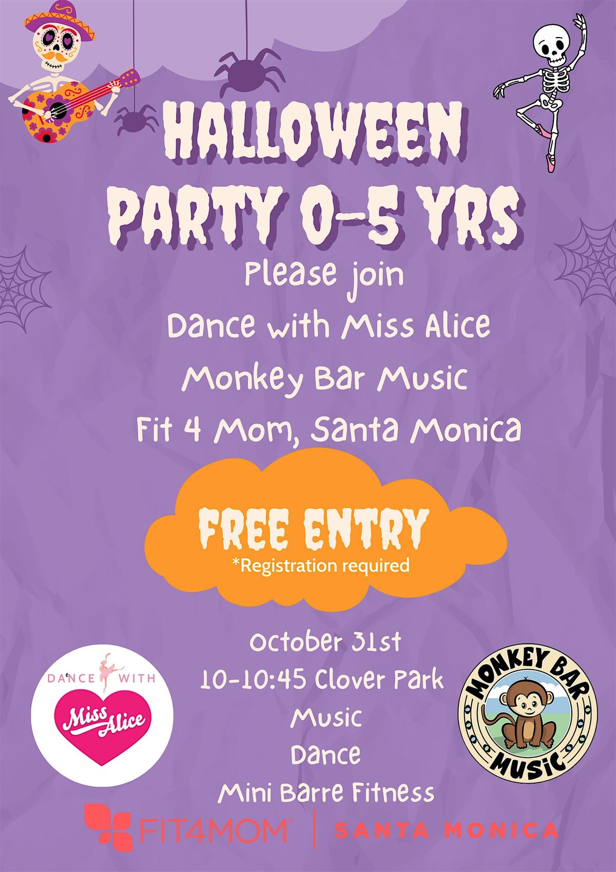 Halloween Party For Kids 0 - 5 Years