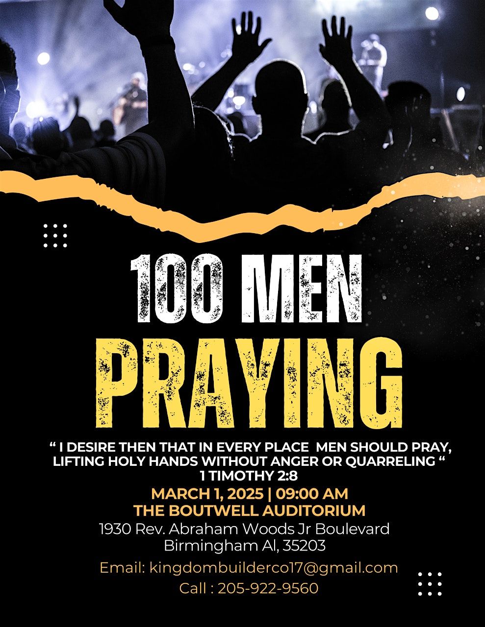 100 MEN PRAYING