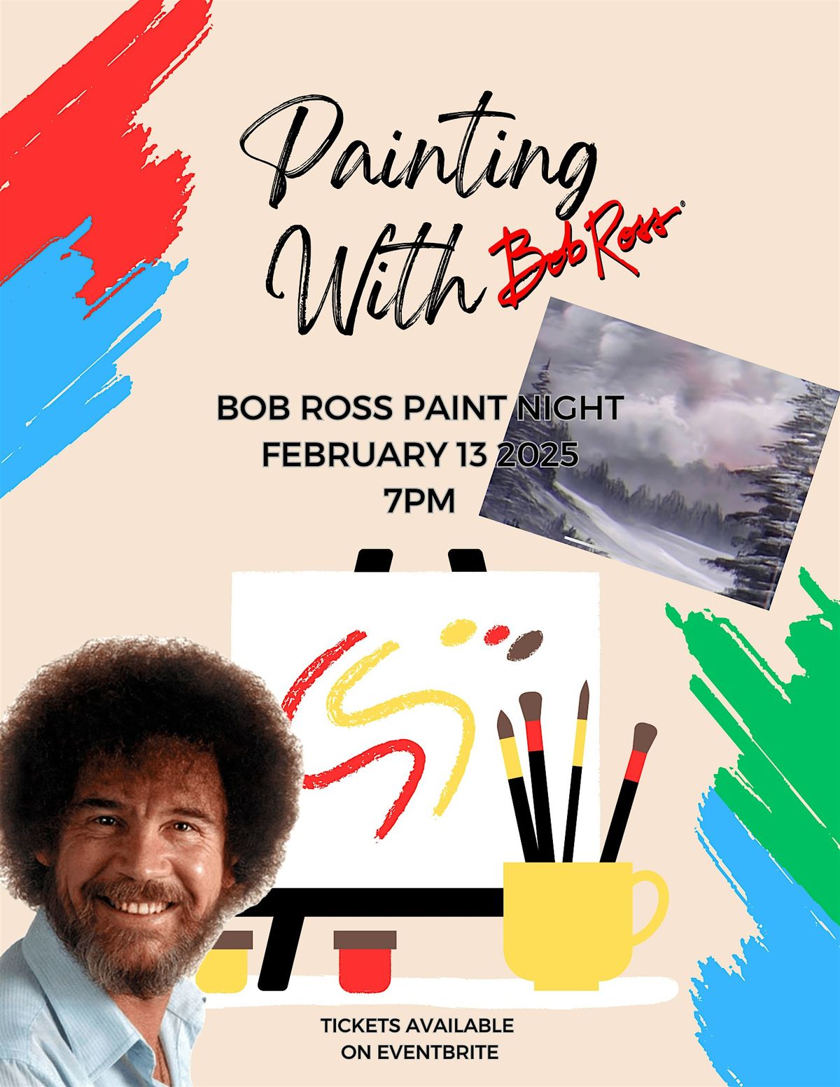 Bob Ross Paint Night