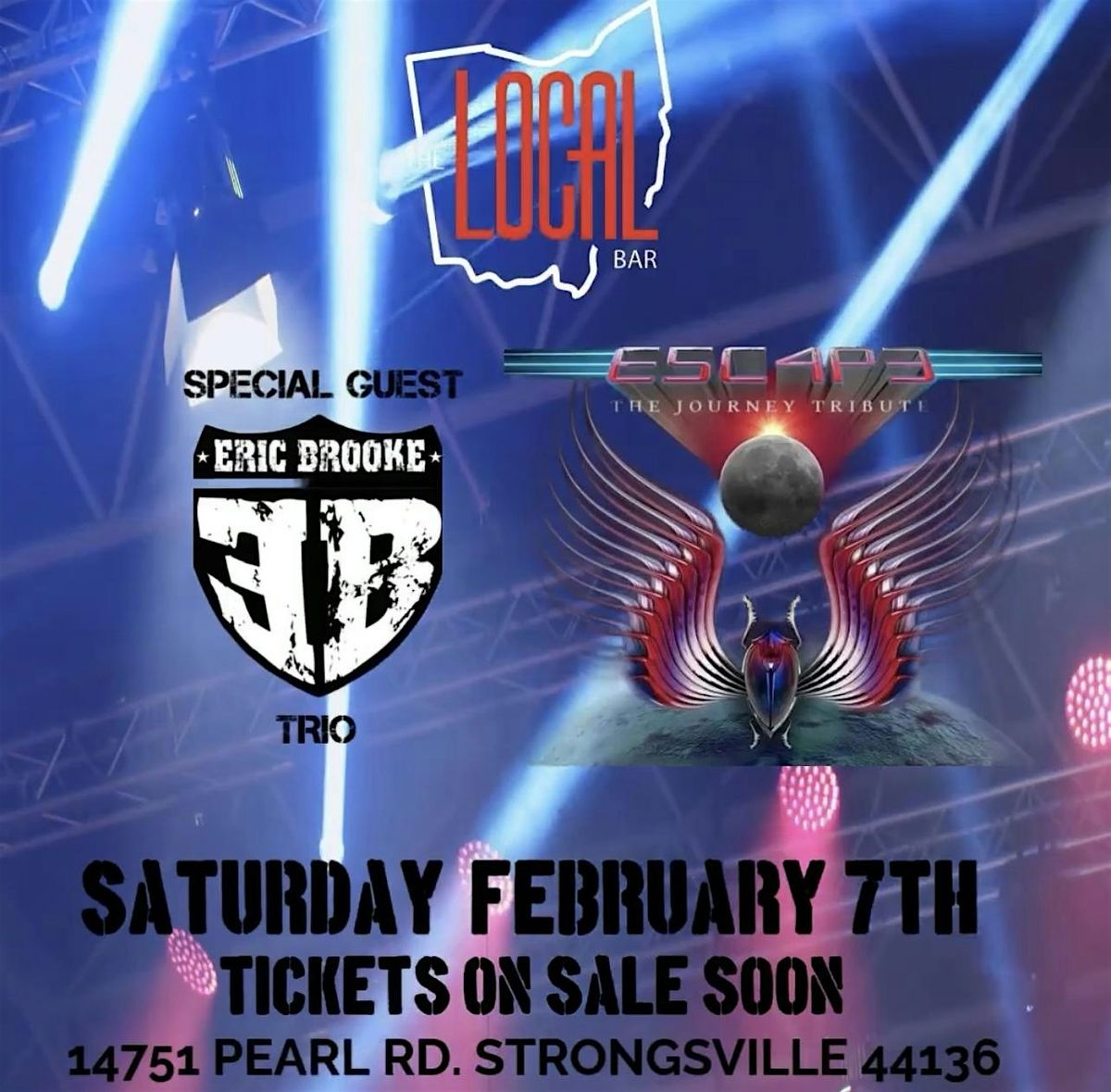 ESCAPE (JOURNEY TRIBUTE)  W\/SPECIAL GUESTS ERIC BROOKE TRIO @ THE LOCAL