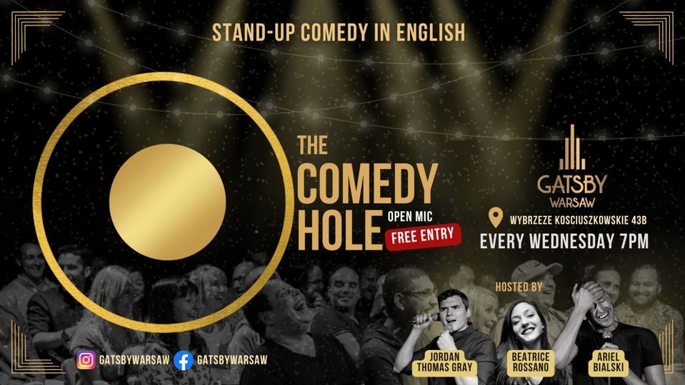 Standup Comedy in English: The Comedy Hole Open Mic @ Gatsby Warsaw