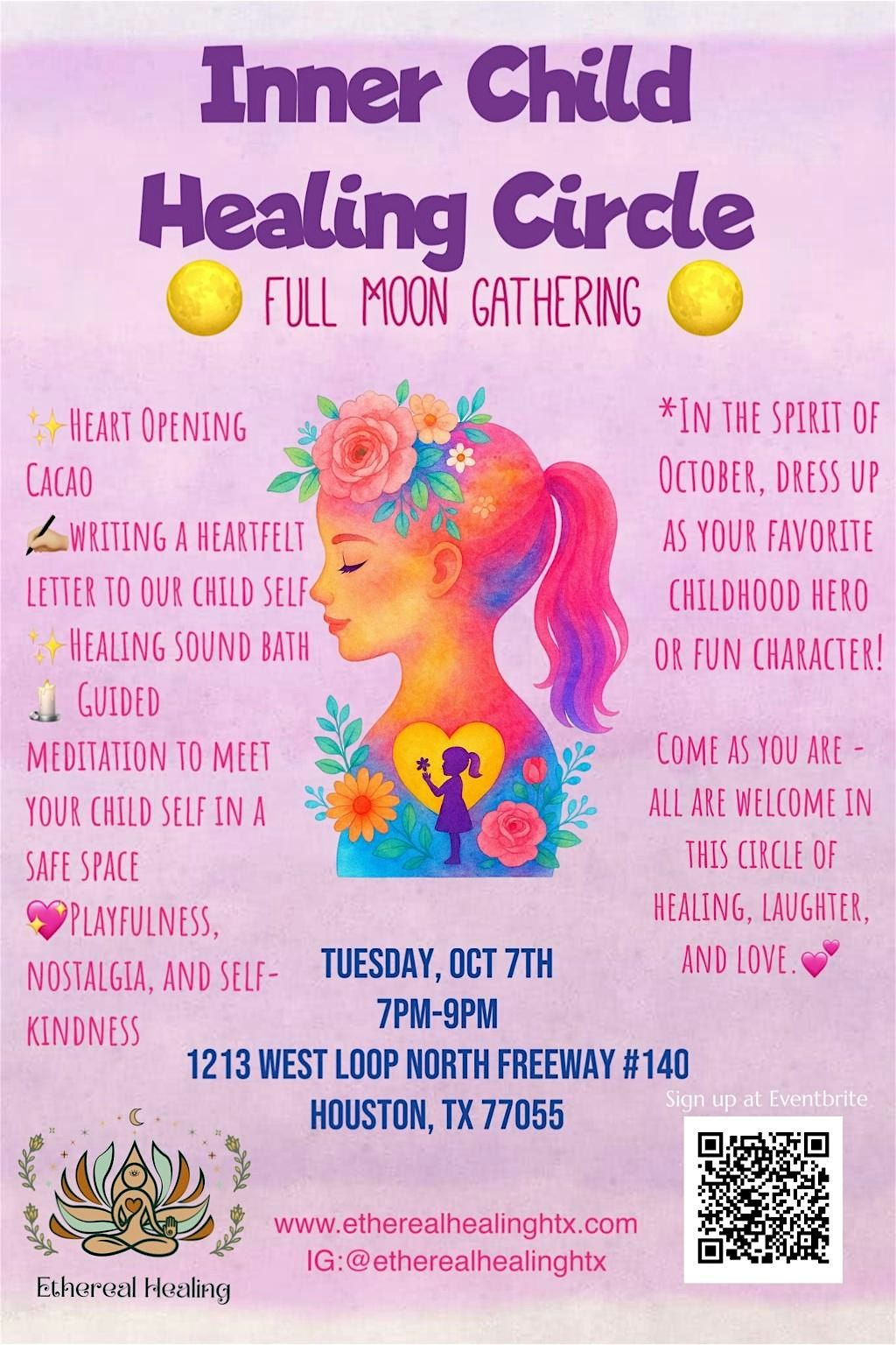 Full Moon Inner Child Healing Circle