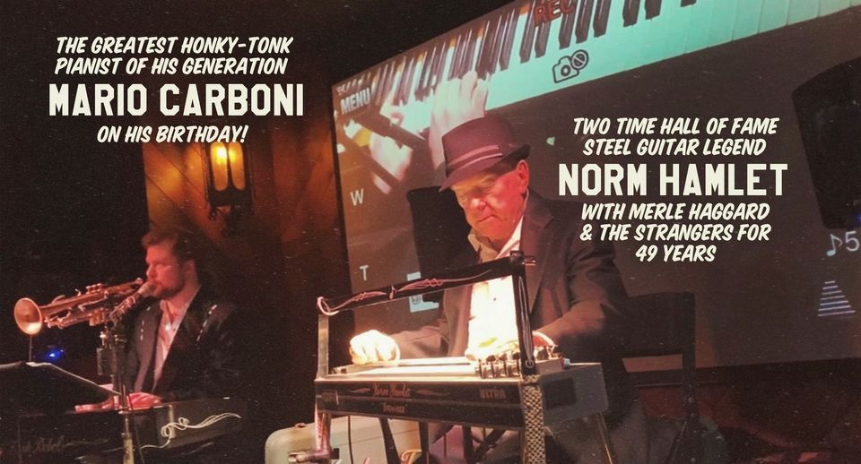 Norm Hamlet and Mario Carboni live at The Dirty Drummer!