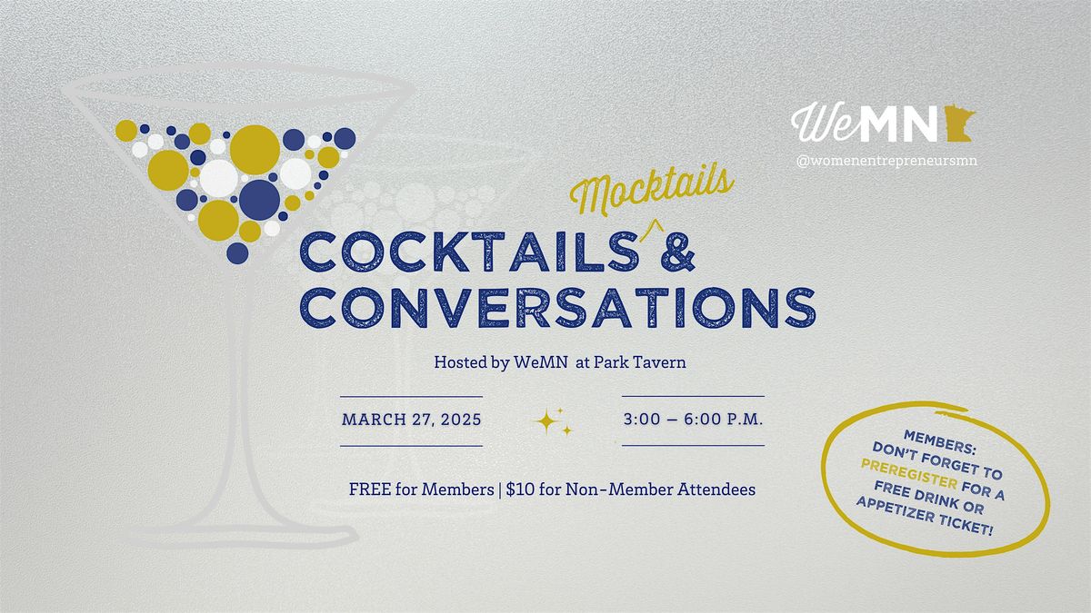 WeMN Cocktails, Mocktails, and Conversations