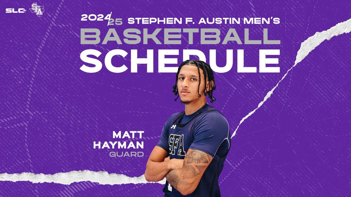 Louisiana Monroe Warhawks at Stephen F. Austin Lumberjacks Mens Basketball
