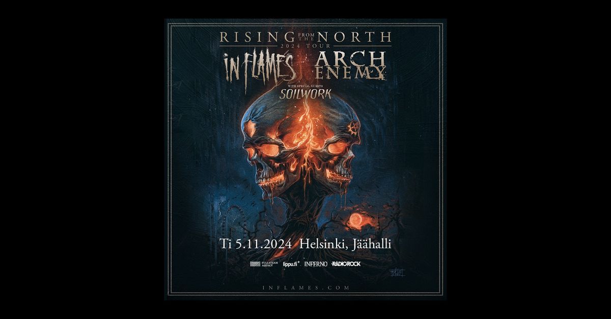 IN FLAMES (SE) + ARCH ENEMY (SE) + SOILWORK (SE) - RISING FROM THE NORTH TOUR 2024