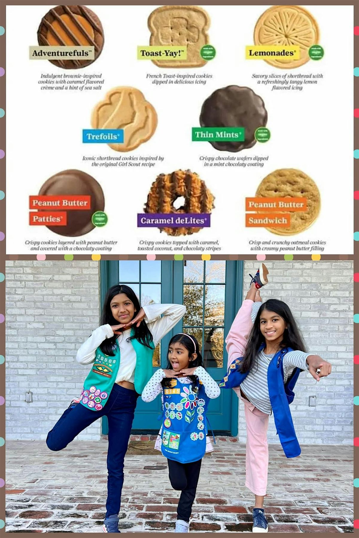 Girl Scout Cookie Sale Weekend: SAT and SUN 9a-5p