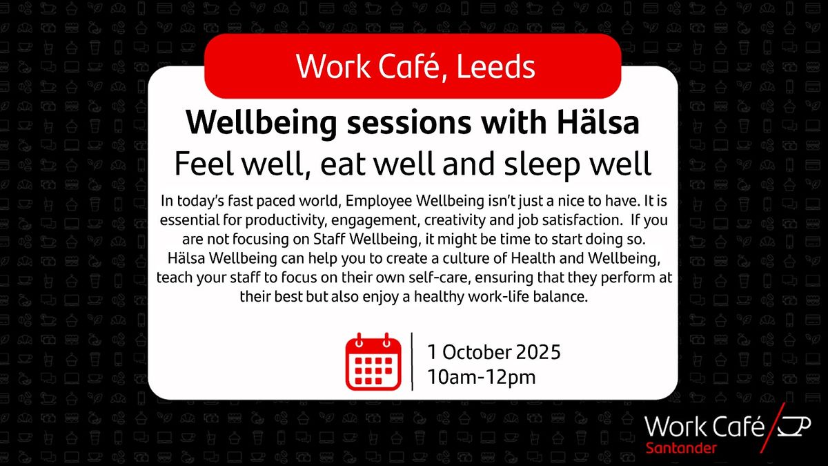 Wellbeing sessions with H\u00e4lsa