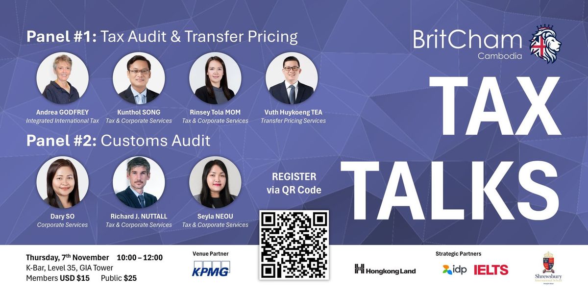 BritCham Tax Talks: Tax Audit, Transfer Pricing & Customs Audit