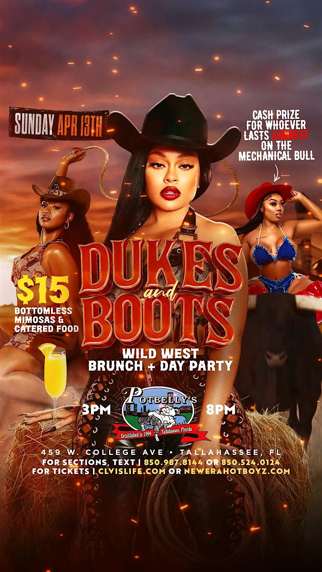 DUKES & BOOTS: WILD WEST DAY PARTY + BRUNCH