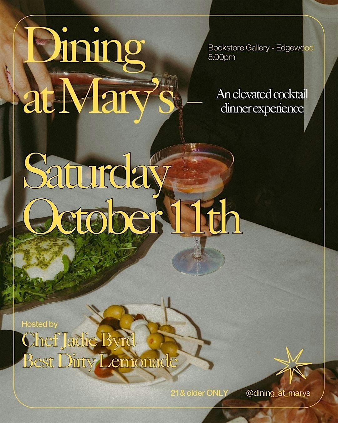 Dining at Mary's