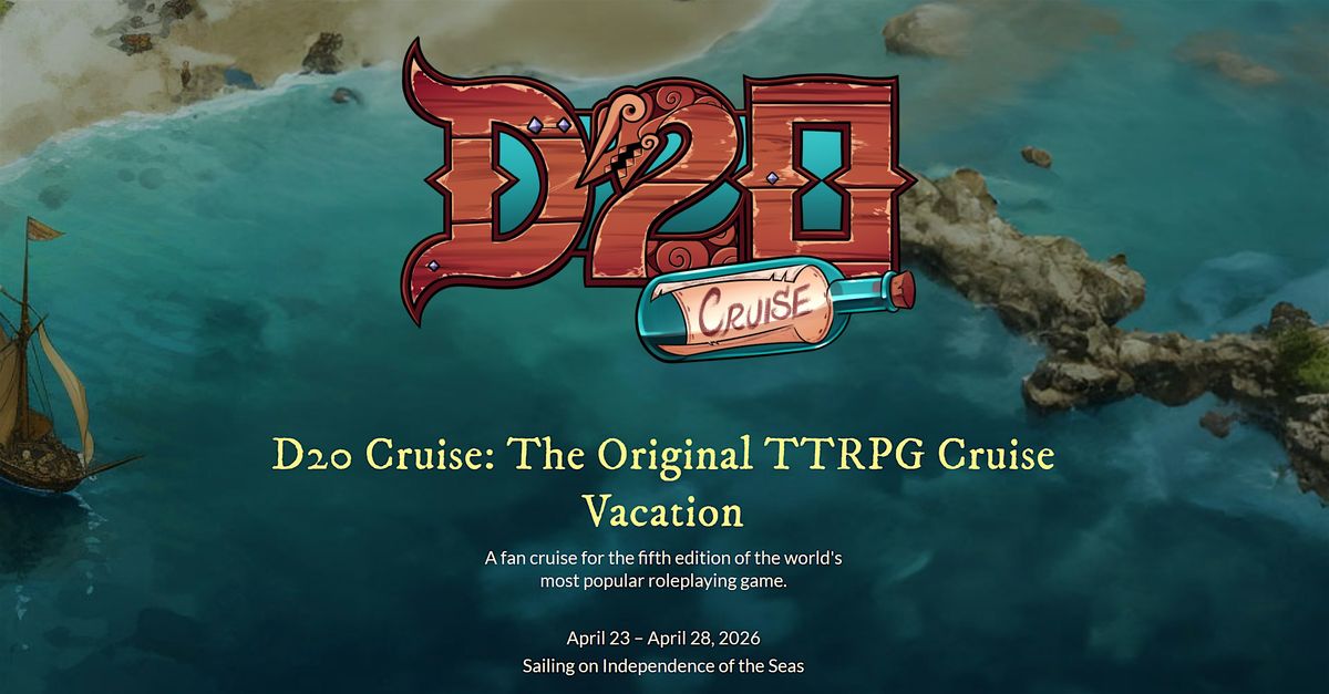 D20 The Tabletop Roleplaying Cruise