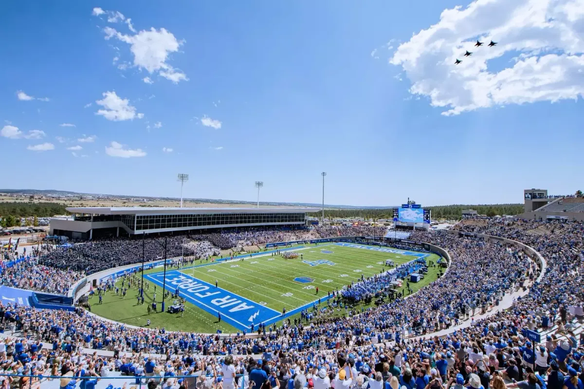 Parking Air Force Falcons at Colorado State Rams Football