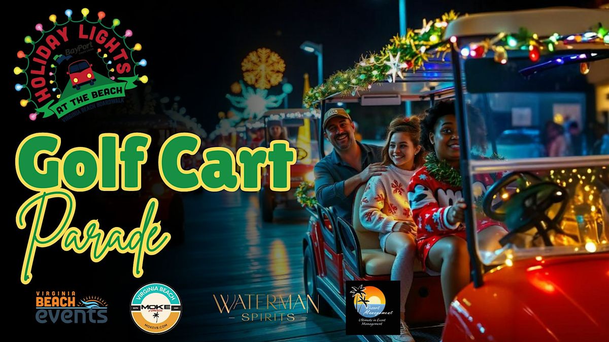 Holiday Lights at the Beach: Golf Cart Parade