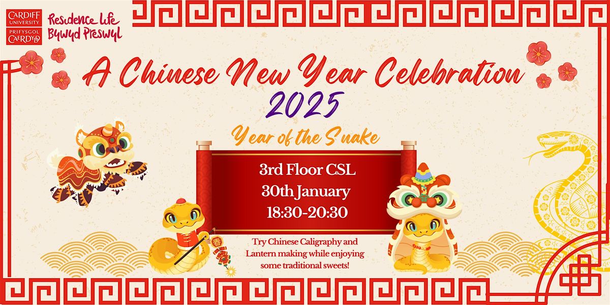 Chinese New Year Celebration \u00a6 Dathlu'r Flwyddyn Newydd Tsieineaidd