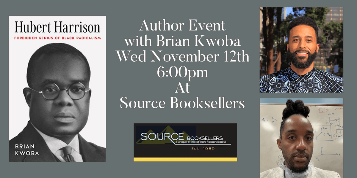 Hubert Harrison Author Event