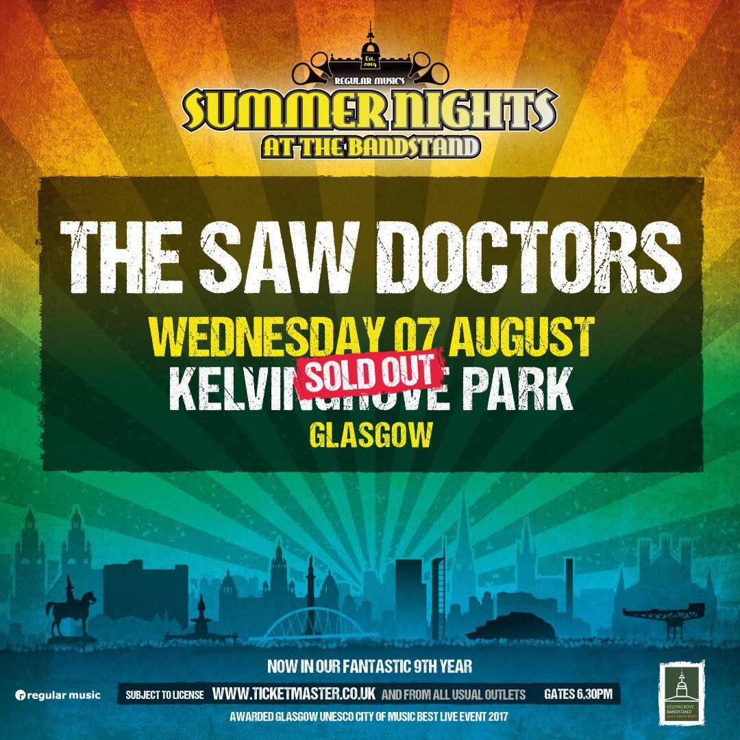 The Saw Doctors Glasgow Tickets