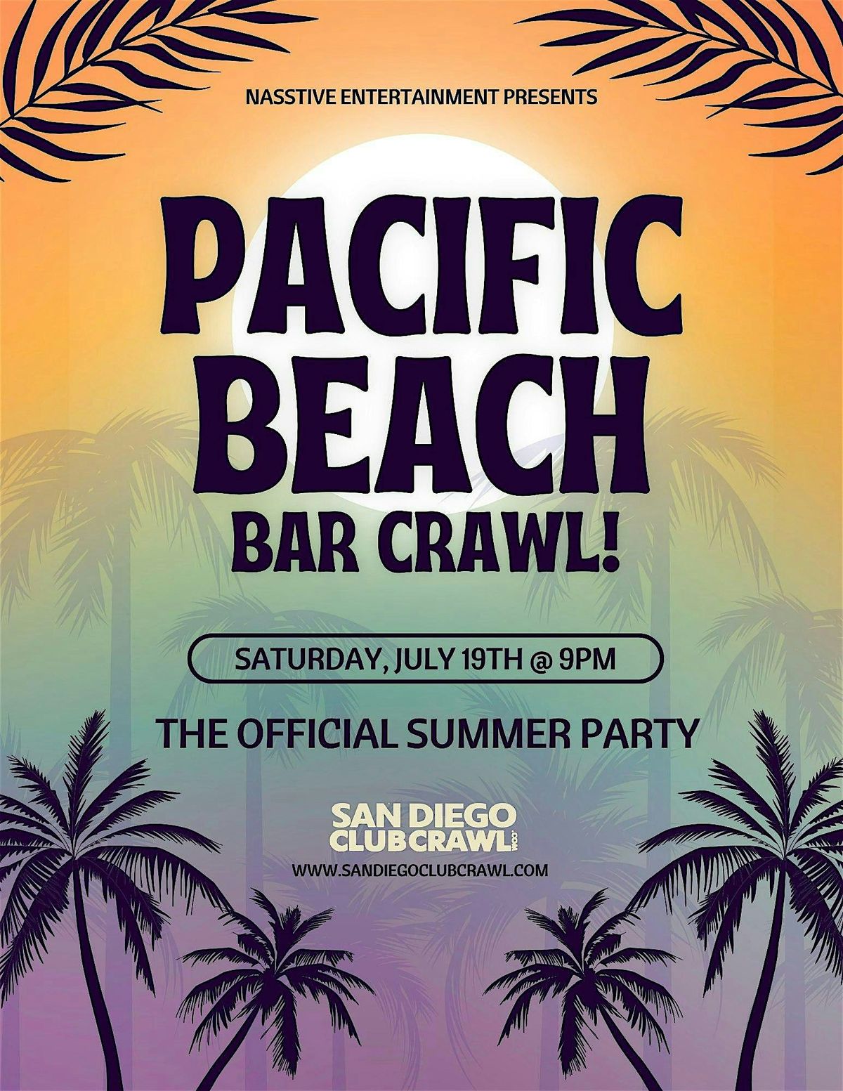 Pacific Beach Bar and Club Crawl August 23rd - Guided Nightlife Party Tour!