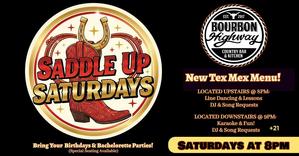 Saturday Night Line Dancing & Lessons - Karaoke Too!