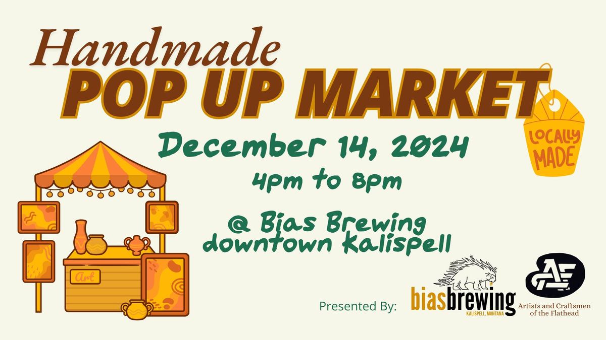 Handmade Pop-Up Market @ Bias Brewing