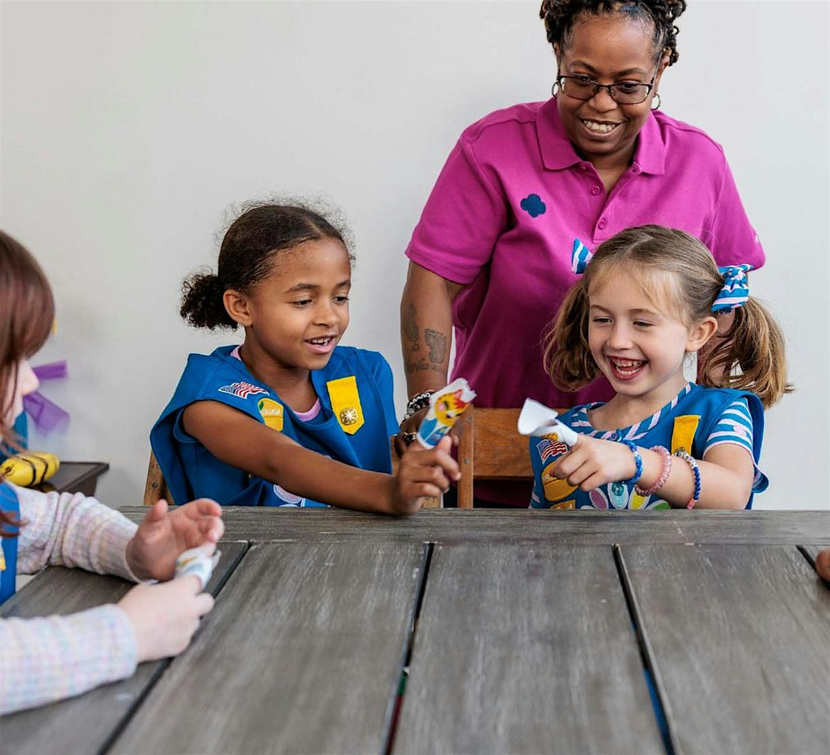 Invitation to Put the Pieces Together with Girl Scouts