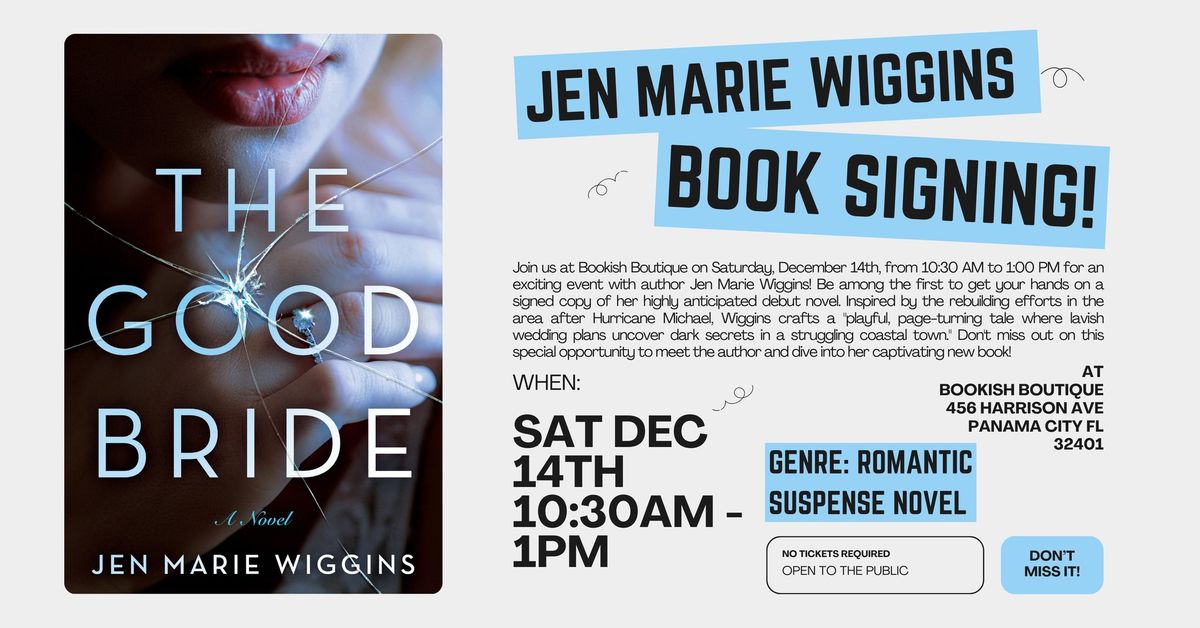 Book Signing with Jen Marie Wiggins!