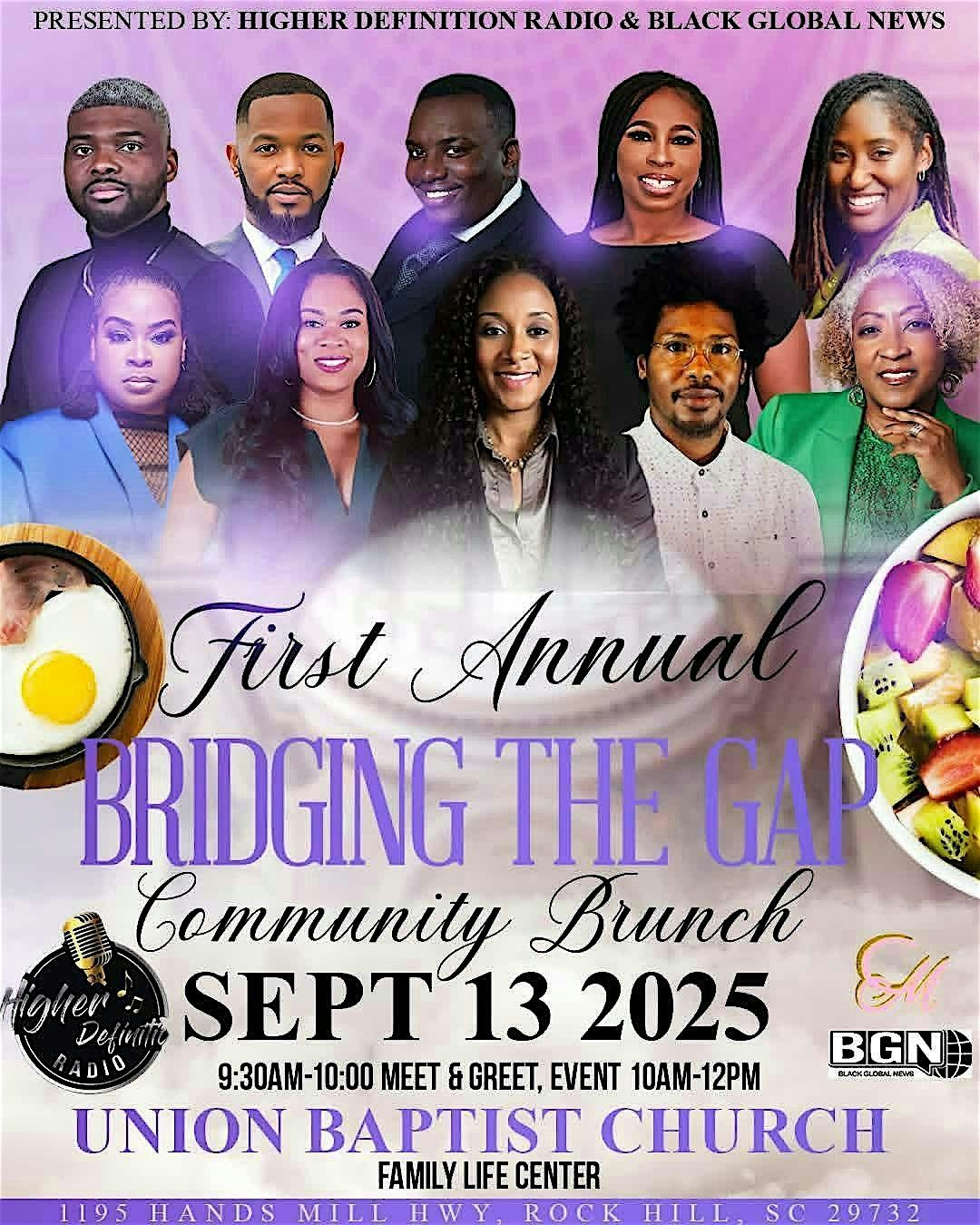 The First Annual Bridging The Gap Community Brunch