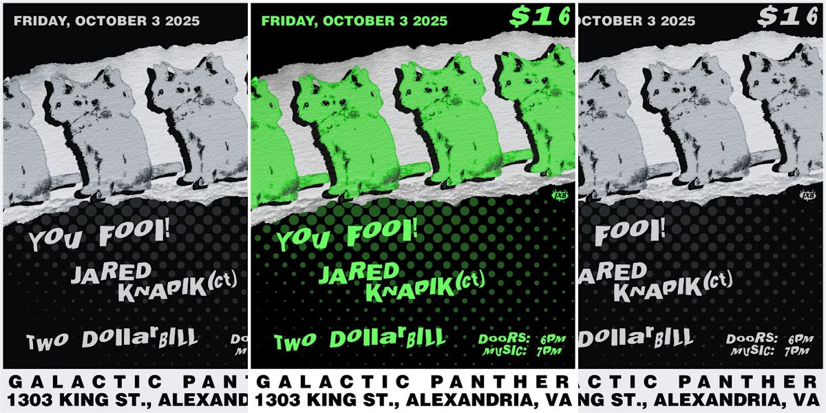 You Fool!, Jared Knapik, and 2 Dollar Bill