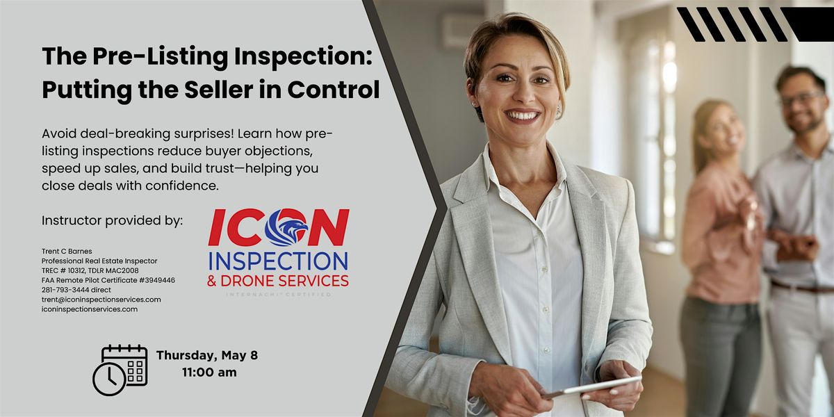 The pre-listing inspection: putting the seller in control