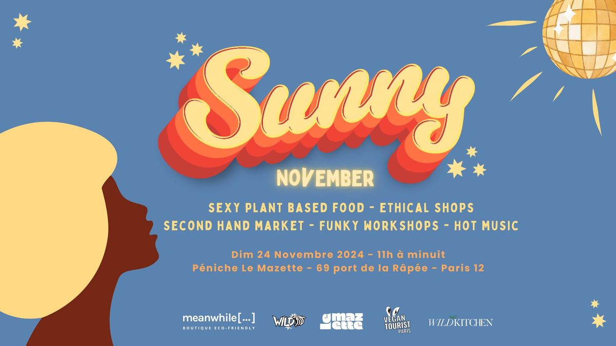 Sunny November : ethical shops, second hand market, plant based food & hot music