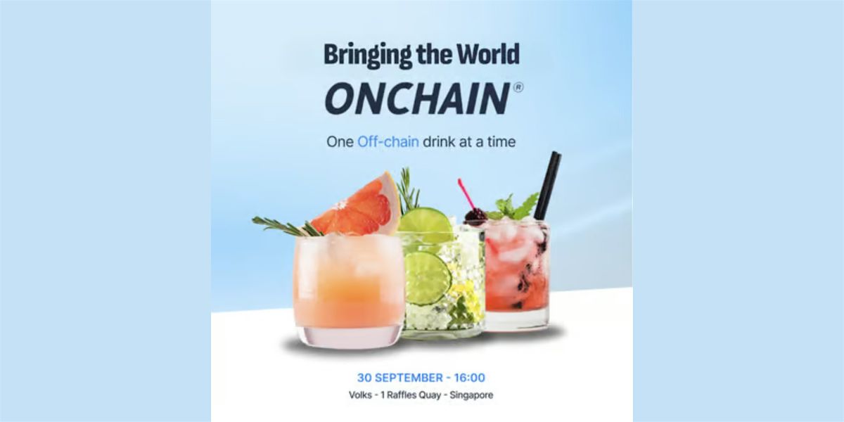 Bringing the World ONCHAIN\u00ae \u2014 Official TOKEN2049 Singapore Side Event