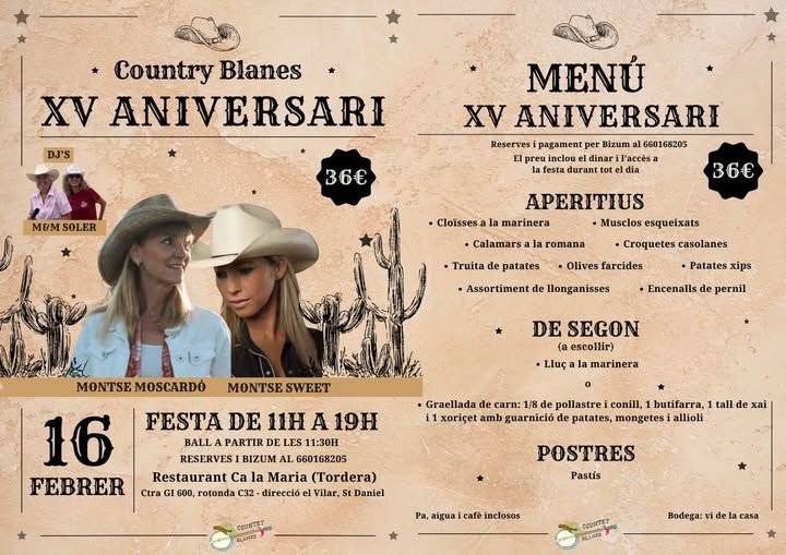 XV Aniversari country Blanes