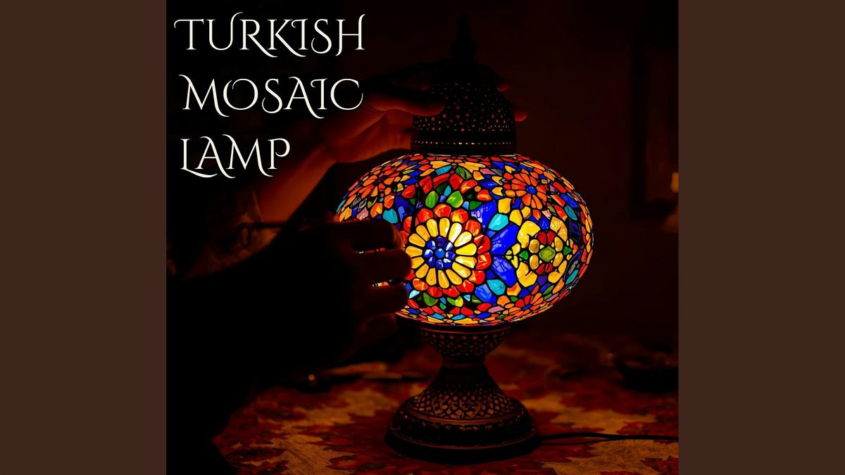 Turkish Mosaic Lamp with Color Cocktail Factory BYOB