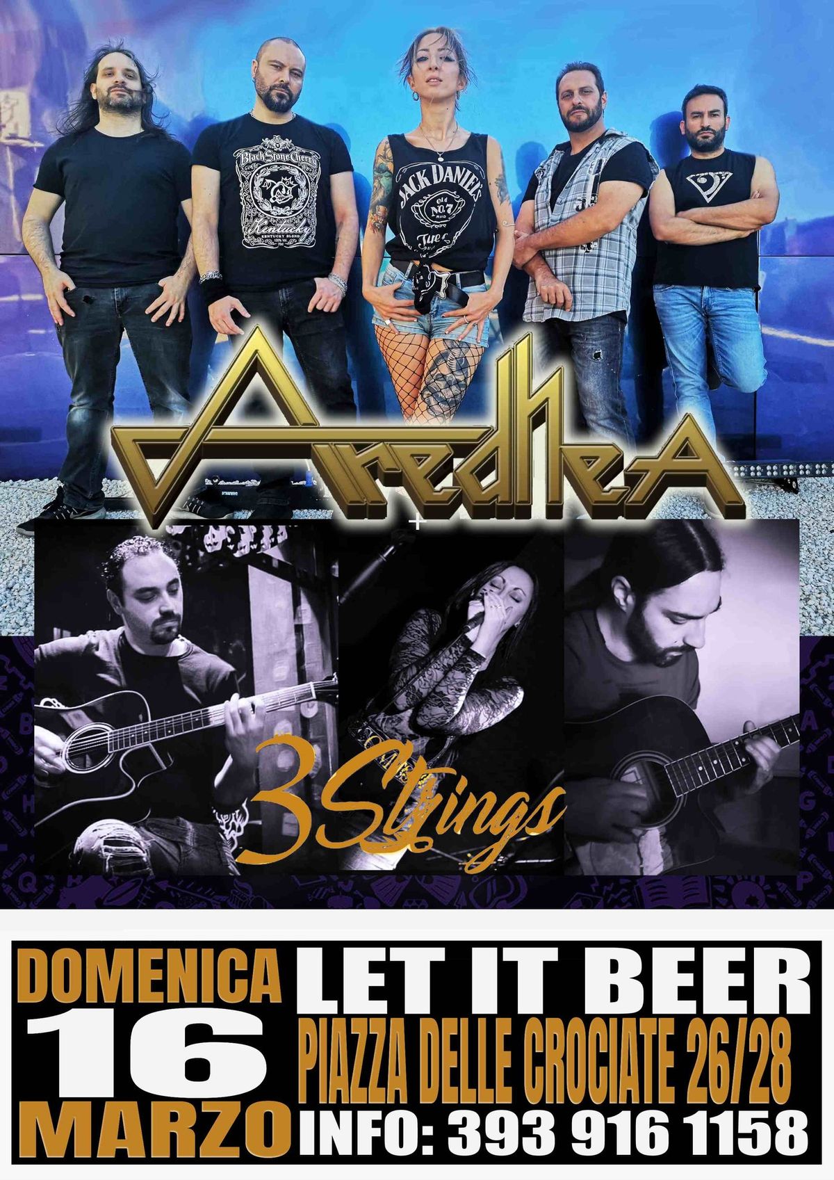 AREDHEA & 3STRINGS Live @ LET IT BEER!