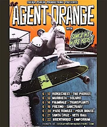 Agent Orange with Since We Were Kids Live in Concert at Solaris in Murrieta