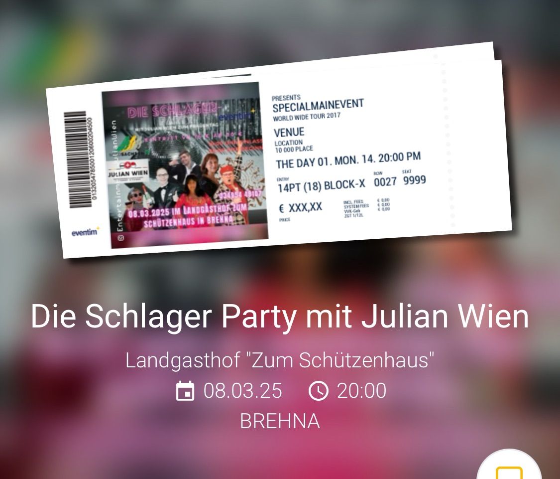 Die Schlager Party mit Julian Wien zum Frauentag 