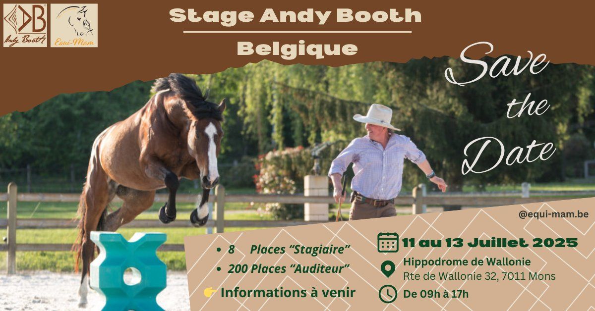 Stage Andy Booth Belgique