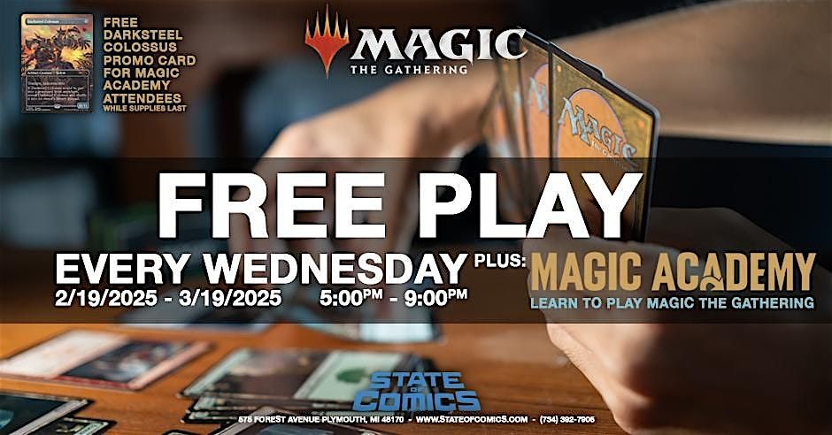 Magic the Gathering Magic Academy & Standard Free Play