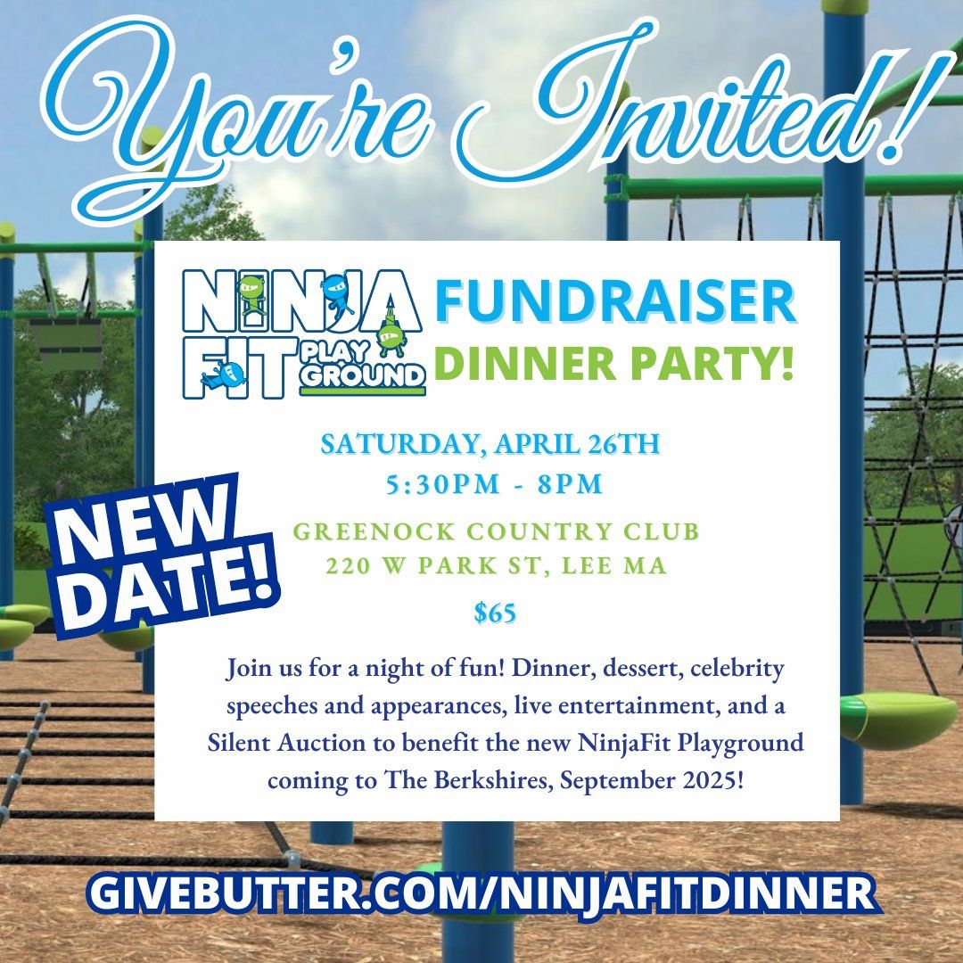 Berkshire NinjaFit Playground Fundraiser Dinner Party