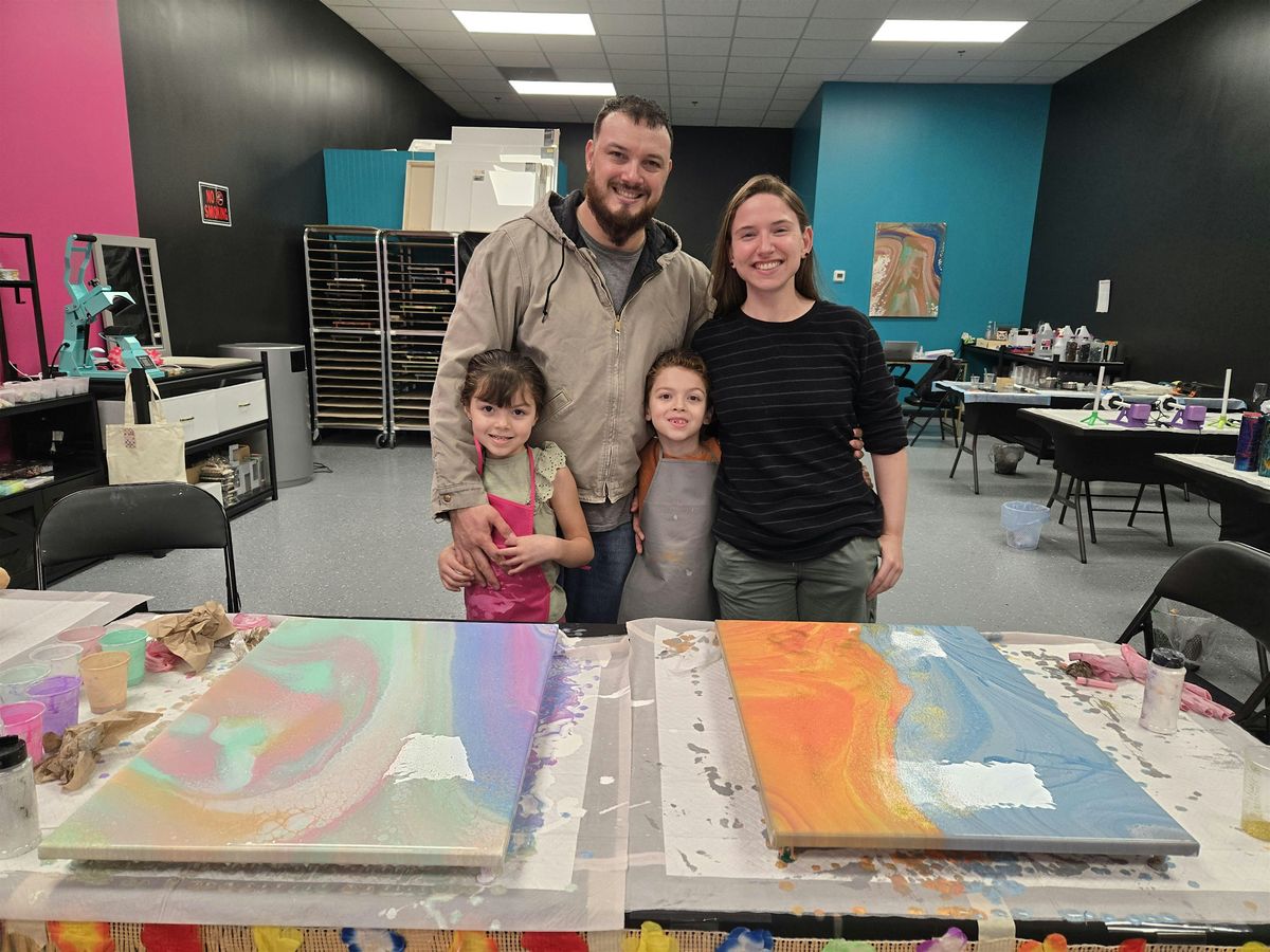 Sunday Funday: Family Art Day at Hawaii Fluid Art \u2013 The Woodlands