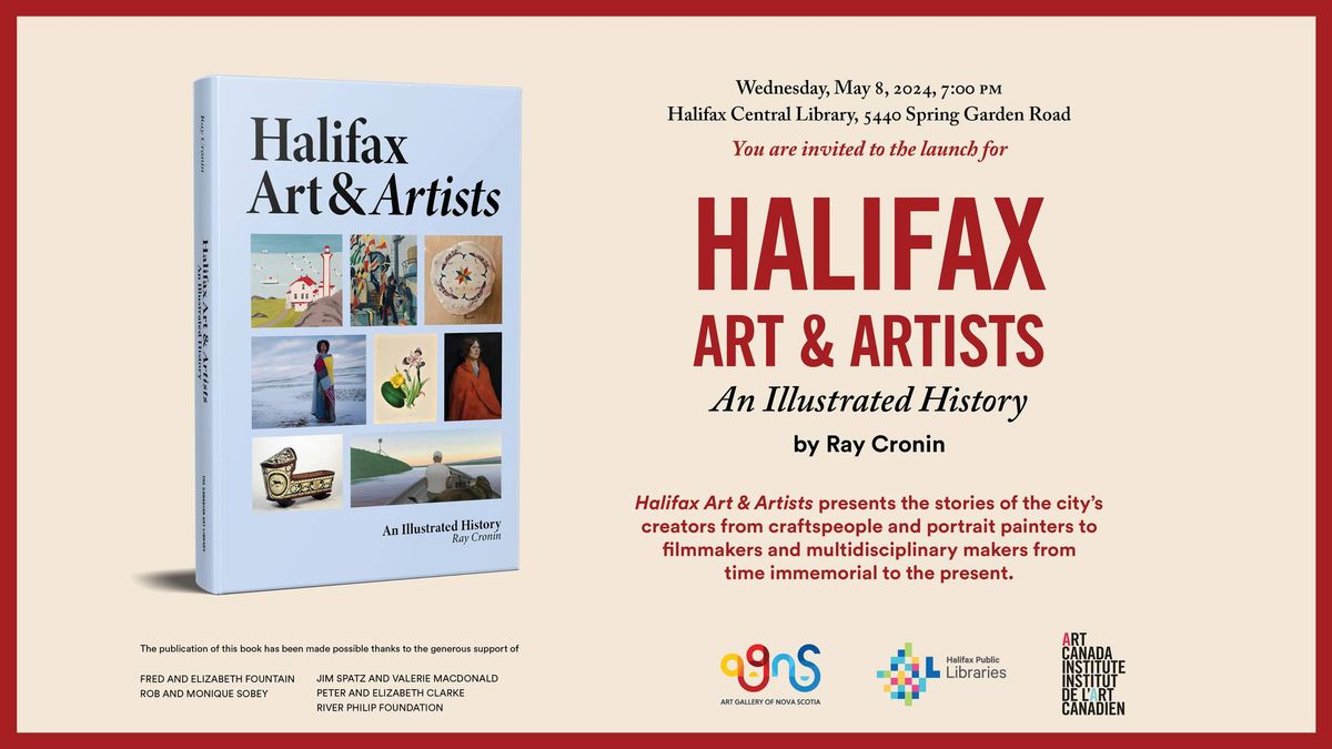 Book Launch For Halifax Art & Artists - An Illustrated History