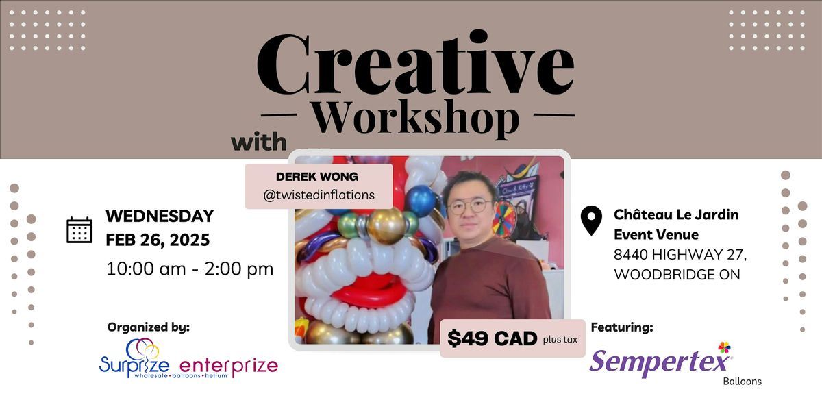 Creative Workshop with Derek Wong