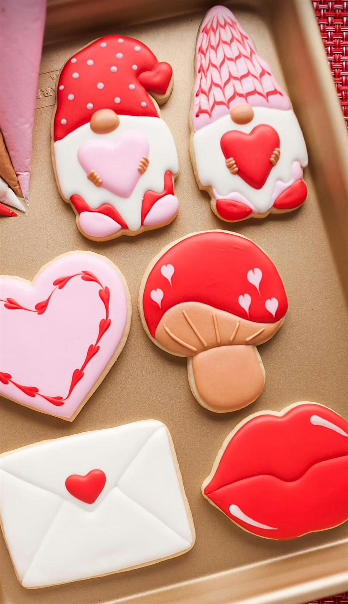 Valentines cookie decorating class