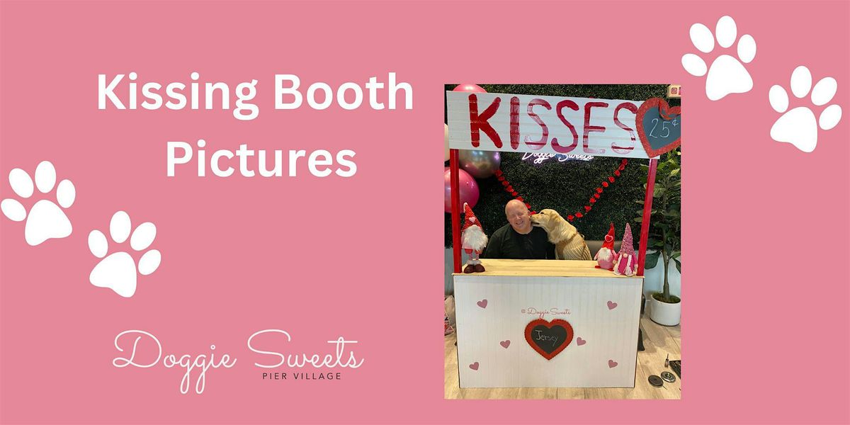 Kissing Booth Photos at Doggie Sweets