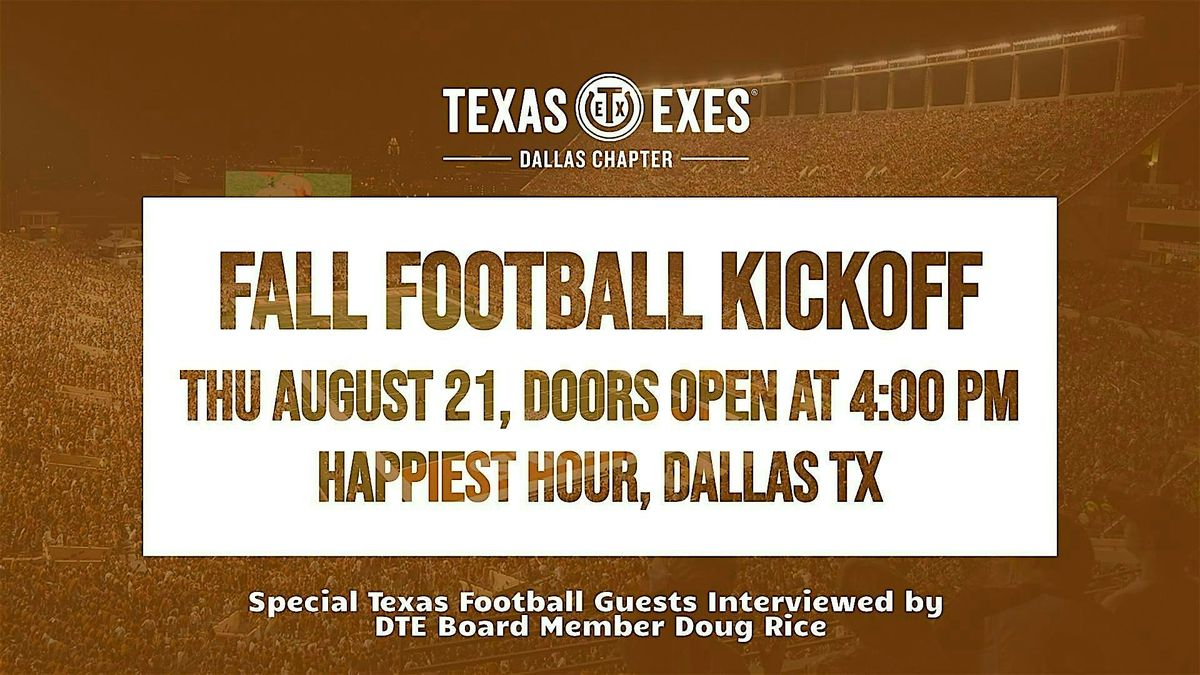 Dallas Texas Exes Fall Football Kickoff