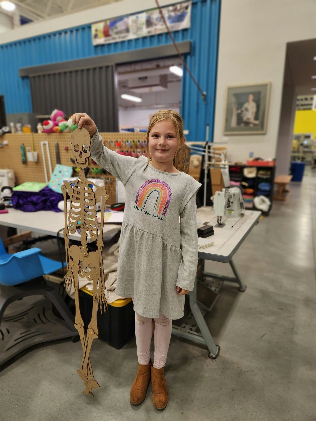 Halloween SKELETONS with the laser cutters in the Fab Lab